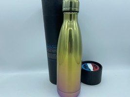 Swell Vacuum Insulated Stainless Steel Water Bottle 17 oz INFRARED Trippy Color - £14.95 GBP