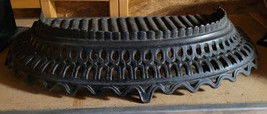 Vintage Bow Georgian Fireplace Fender Ash Spark Catcher Cast Iron Black(... - £171.63 GBP