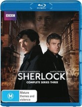 Sherlock Series 3 Blu-ray | Benedict Cumberbatch, Mart.Freeman | Region Free - £15.26 GBP