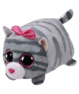TY Beanie Boos Teeny Tys CASSIE the Cat Stackable Plush 4 Inch Mint w/ T... - $80.77 MXN