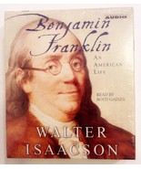 Benjamin Franklin An American Life by Walter Isaacson 6 Cds 2003 Abridged New - $19.75