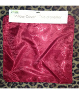 Gothic Decor Damask Brocade Print-RED SQUARE PILLOW COVER-Holiday Decora... - $5.67