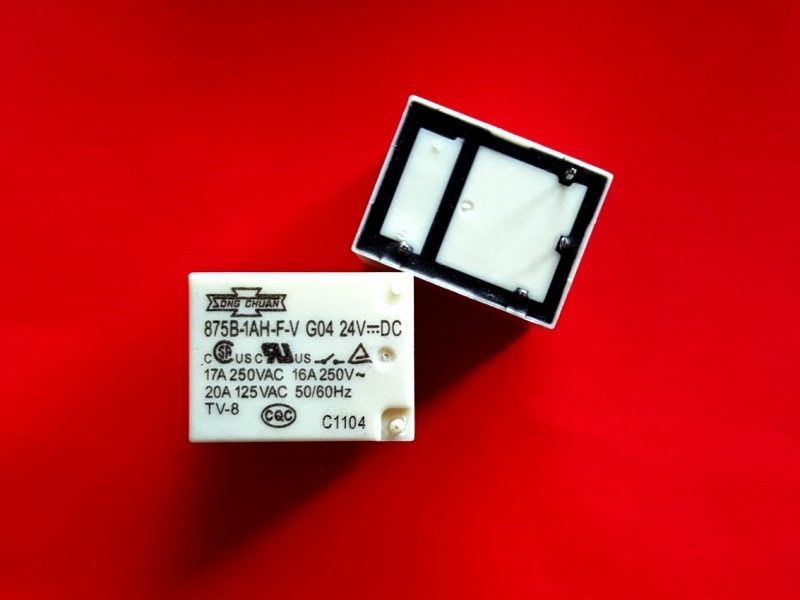 875B-1AH-F-V G04, 24VDC Relay, SONG CHUAN Brand New!!