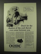 1926 Williams Oil-o-Matic Heating Ad - The Coal Shovel - £14.55 GBP