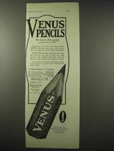 1922 Venus Pencil Ad - Largest Selling Quality Pencil - £14.55 GBP