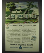 1937 Sherwin-Williams Paint Ad - It&#39;s a Proud Home - £14.78 GBP