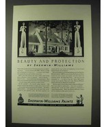 1936 Sherwin-Williams Paint Ad - Beauty and Protection - £14.78 GBP
