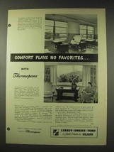 1948 Libbey Owens Ford Thermopane Glass Ad - No Favorites - £14.86 GBP