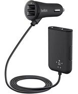 Belkin F8M935BT06-BLK Road Rockstar 4 Port USB Backseat Car Charger, Black - €21,15 EUR