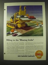 1948 Shell Oil Ad - Filling in the Missing Links - £14.60 GBP