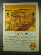 1948 Shell Oil Ad - Tropical Marathon - £14.44 GBP