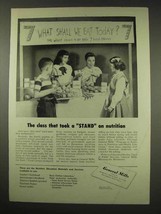 1949 General Mills Ad - Class Took a Stand on Nutrition - £14.78 GBP