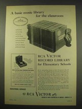 1949 RCA Victor Record Library Ad - For the Classroom - $18.49