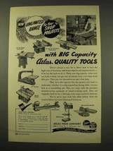 1949 Atlas Press Tool Ad - Jointer, Table Saws, Jig Saw - £14.78 GBP