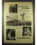 1949 Canadian National Railway Ad - Date with Jasper - £14.78 GBP