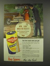 1949 Ray-o-vac Batteries Ad - When You Need It - £14.54 GBP