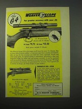 1951 Weaver G4 Rifle Scope, N Mount Ad - Accuracy - £15.16 GBP