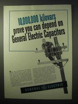 1950 General Electric Capacitors Ad - You Can Depend On - £14.78 GBP