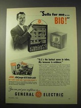 1950 General Electric Tubes Ad - Sells For Me Big! - £14.73 GBP