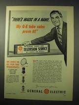 1950 General Electric Tubes Ad - There&#39;s Magic in Name - £14.60 GBP