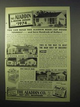 1951 Aladdin Readi-Cut House Ad - Build This Yourself - $18.49