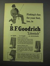 1951 B.F. Goodrich Boot Ad - Litentuf, Anklefit - £14.62 GBP