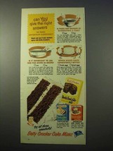 1951 Betty Crocker Cake Mix Ad - Party, Ginger, Devils - $18.49