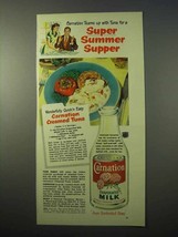 1951 Carnation Evaporated Milk Ad - Creamed Tuna - £14.49 GBP