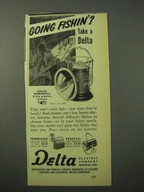 1951 Delta Powerlite 2-lite Electric Lantern Ad - $18.49