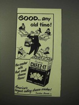 1951 Sunshine Cheez-It Crackers Ad - Any Old Time - Traffic Cop - £14.78 GBP