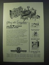 1952 Globe-Wernicke Sectional Bookcase Ad - Everywhere - £14.78 GBP