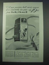 1953 Bell &amp; Howell Movie Camera Ad - Precision-Built - £14.76 GBP