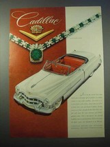 1953 Cadillac Convertible Car Ad - £14.61 GBP