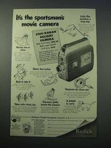 1953 Cine-Kodak Reliant Camera Ad - Sportsman's Movie - $18.49