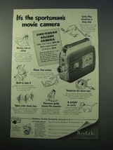 1953 Cine-Kodak Reliant Camera Ad - Sportsman&#39;s Movie - £14.49 GBP