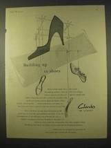 1954 Clarks Shoes Ad - Building Up To Shoes - £14.54 GBP