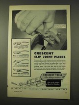 1954 Crescent Tools Plier Ad - Universal, CeeTeeCo + - $18.49