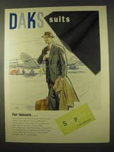1954 Daks Suits Ad - For Leisure - $18.49