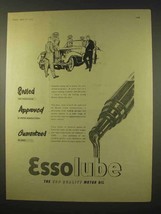 1954 Esso Essolube Motor Oil Ad - Sealed, Approved - $18.49