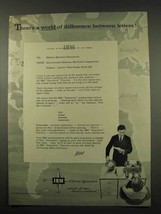 1956 IBM Executive Electric Typewriter Ad - Difference - $18.49