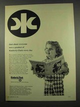 1956 Kimberly-Clark Paper Ad - About Everyone Uses - £14.65 GBP