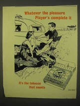 1954 Player&#39;s Cigarettes Ad - Whatever the Pleasure - $18.49