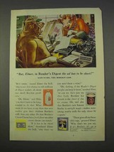1955 Borden's Milk Ad - Elmer, the Ad Has To Be Short! - £14.52 GBP