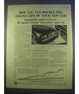 1955 BP Special Energol Visco-Static Motor Oil Ad - Double Life - £14.78 GBP