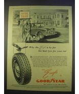 1955 Goodyear Tire Ad - By Far The Best For Your Car - £14.54 GBP