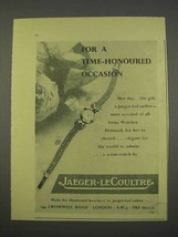 1955 Jaeger-LeCoultre Watch Ad - Time-Honoured - £14.90 GBP