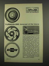 1957 Chevrolet Car Ad - Turboglide Forecast of Future - $18.49