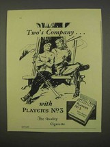 1955 Player&#39;s No. 3 Cigarettes Ad - Two&#39;s Company - £14.62 GBP