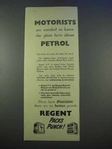 1955 Regent Petrol Gasoline Ad - Motorists are Entitled - £14.78 GBP