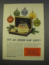 1955 Remington 60 DeLuxe Electric Shaver Ad - $18.49